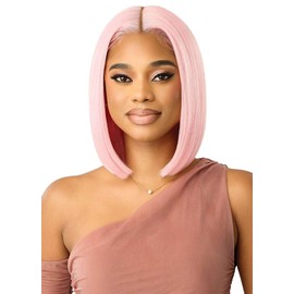 Outre Lace Front Wig - Perfect Hair Line - Swoop Series Y-Part 203 (FLAMINGO PINK)