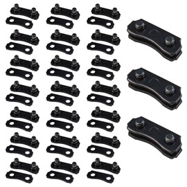 Suifaqi Upgraded 24pcs 3/8" Chainsaw Chain Link Repair Preset Straps 050-058 for Woodland #30S and #30, 38R