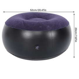 Foot Stools and Ottomans, Inflatable Ottoman Inflatable Home Air Mattress Portable IndoorOutdoor for Patio Garden Camping or Home-Palm
