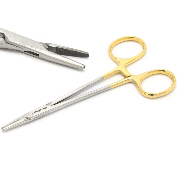 AAProTools Mayo Hegar Needle Holder 5" Needle Driver with Tungsten