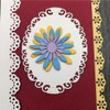 7pcs Flower Lace Cutting Dies, Flower Edge Border Die Cuts
