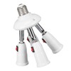 Light Splitter Socket 4 in 1 Bulb Splitter E26 E27