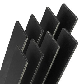 SALUINOKI 80CRV2 Steel Flat Stock Knife Making Supplies Metal Steel Bar Material (8pcs, 12"x1.5"x0.12") for Blacksmithing Bladesmithing Tools Forging Steel