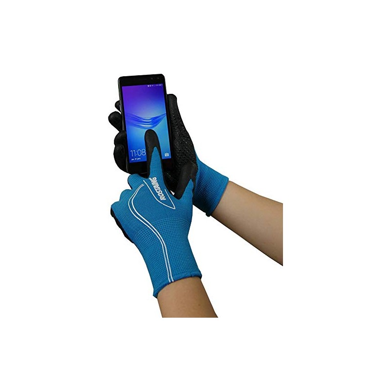 Rostaing Canada Women Winter Cold Weather Work Gloves, Turquoise Blue,