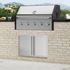 BBQ Access Door, 30W x 21H Inch Double Outdoor Kitchen