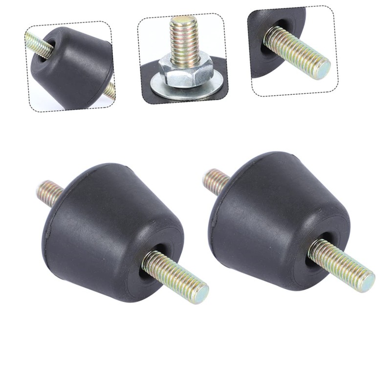 LABRIMP 2pcs Shockproof Base Pads for Air Conditioner Vibration Rubber