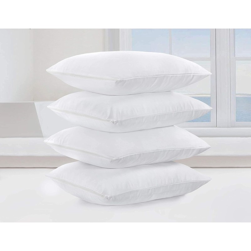 Adam Home 100% Brushed Microfiber Pillow Protectors 6 Pack with