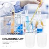 DOITOOL 30Pcs Measuring Beakers Clear Graduated Laboratory Cups for Science