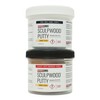 System Three SculpWood Putty Epoxy Wood Filler, 8 oz, Brown