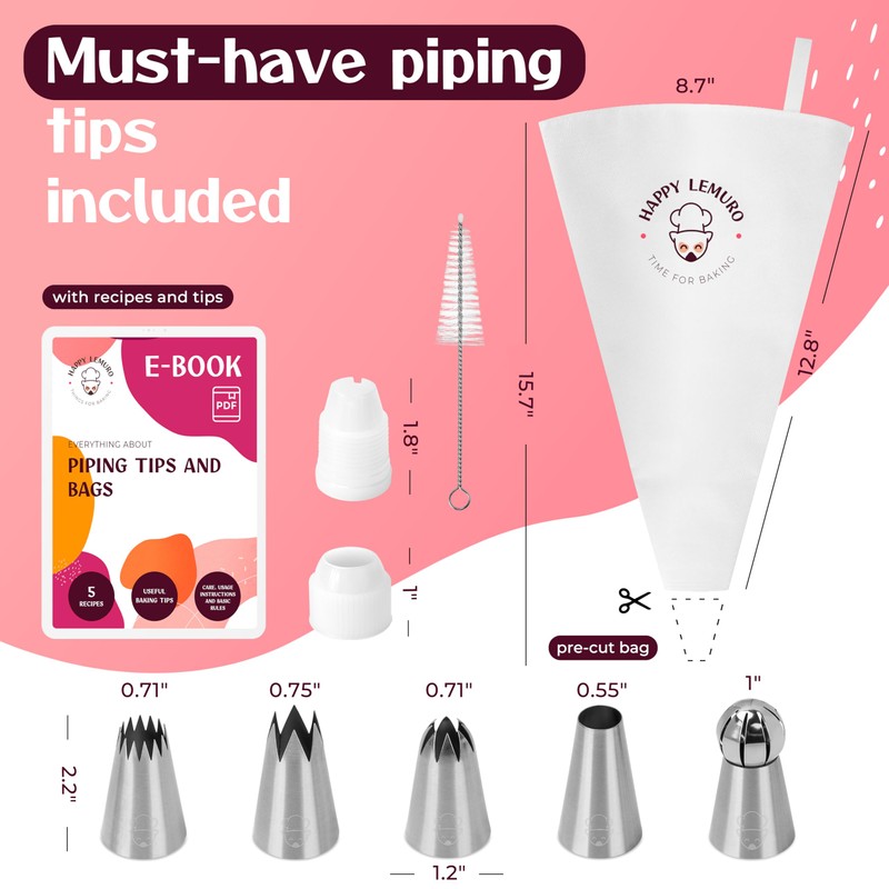 Icing Nozzles Large Icing Bag Nozzles Icing Bag