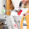 4 Pack Headboard Stoppers, Adjustable Bed Noise Stopper for Wall,