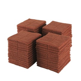 Glynniss Kitchen Dish Cloths Highly Absorbent Dish Rags 100% Cotton Wash Cloths for Washing Dishes (Rust, 50)