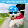 Frienda Pet Dog Helmet and Dog Goggles Set 4 Inch