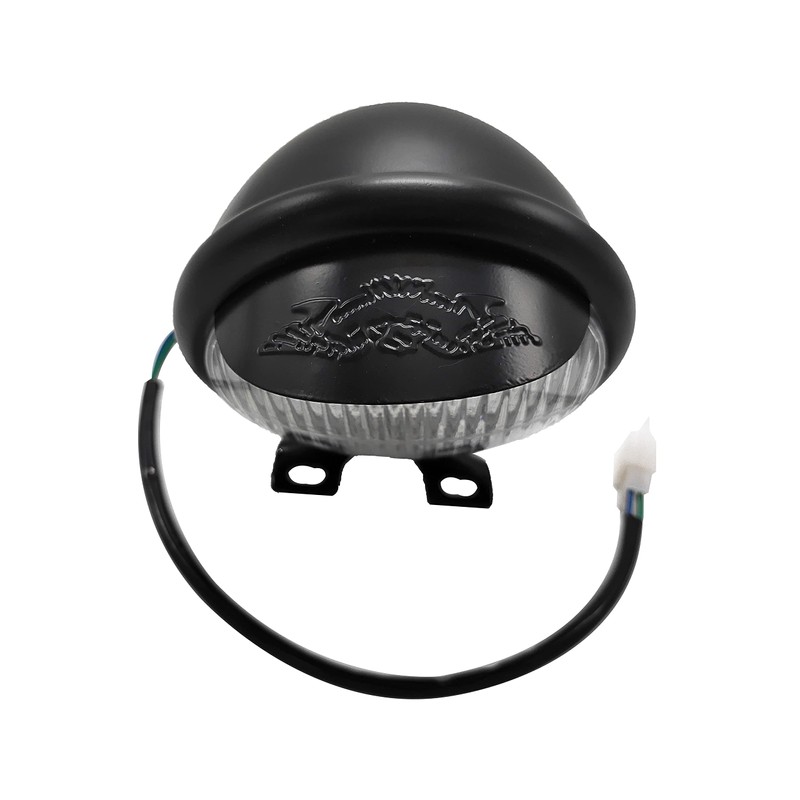 5.5" Black Motorcycle Headlight For Cruiser Chopper Cafe Racer Bobber