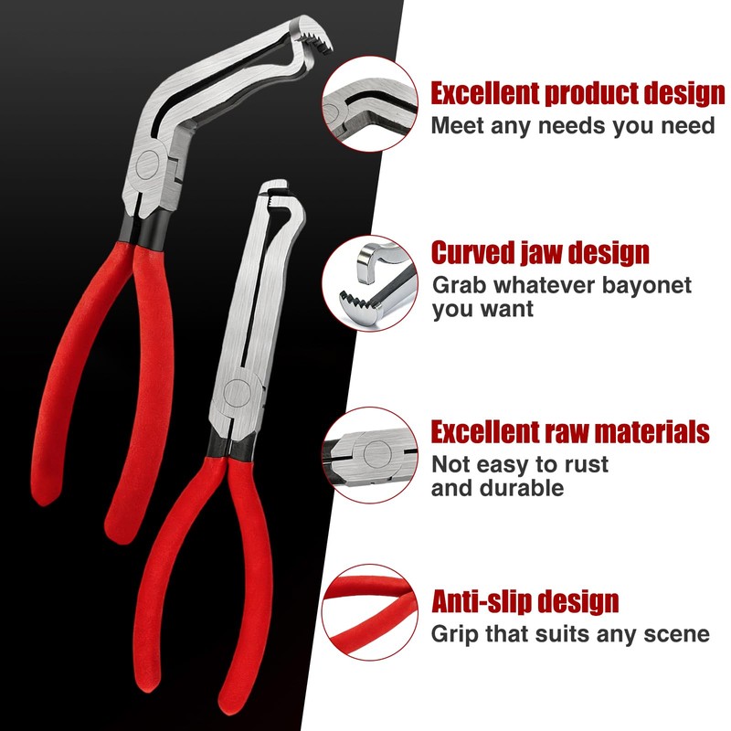 5Pcs Automotive Electrical Terminal Connector Separator Removal Tool,Electrical Disconnect Pliers,