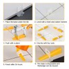 OGORI Tile Leveling Wedges,100 PCs Reusable Tile Level Wedges Only(100