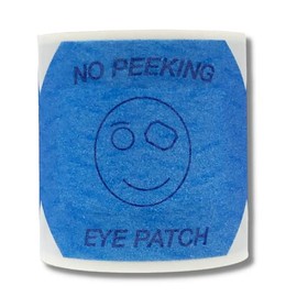 ATL Direct Blue Eye Exam Cover - 100 Disposable Eye Occluders, Eye Patch Exam, Disposable Occluder Eye Exams for Kids, Eye Patches for Eye Exam and Vision Screenings