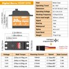 HobbyPark Waterproof Servo Metal Gear RC Servo Digital Servo w/Aluminum