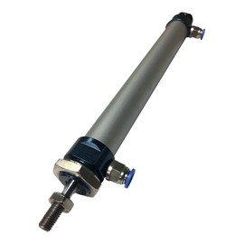 1" Bore x 2" Stroke Double Acting Pneumatic Cylinder (Roughly 1" Bore 20MM) with Fittings