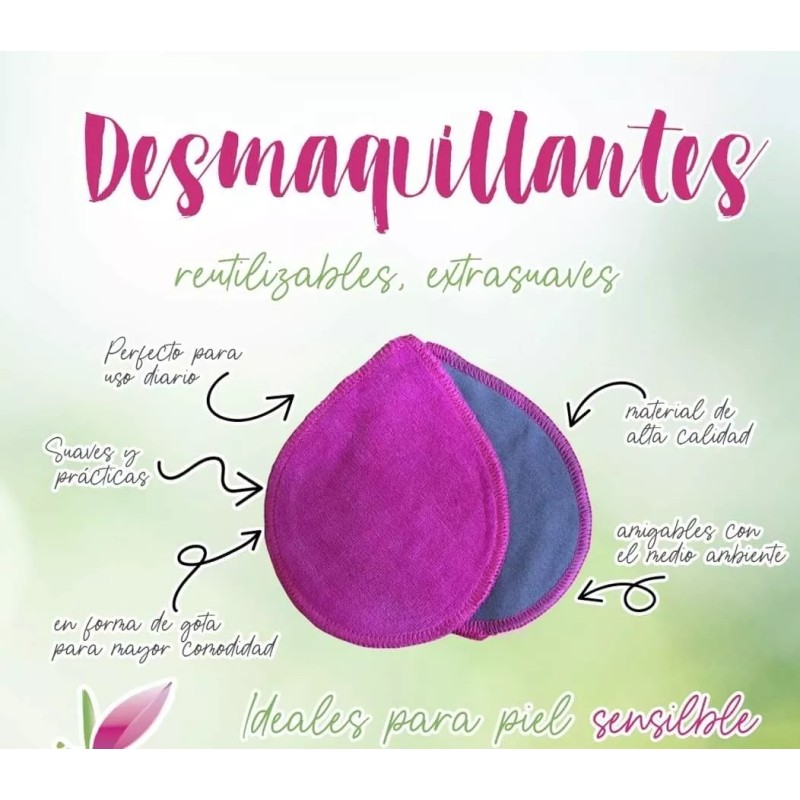 Lubella Toallitas Desmaquillantes De Tela Lubella (6 Piezas)