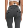 Women's Flare Leggings with Pockets High Waisted Butt Lifting No