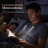 LED Neck Reading Light,Lampara de Lectura Libro,3 Colores,3 Niveles De