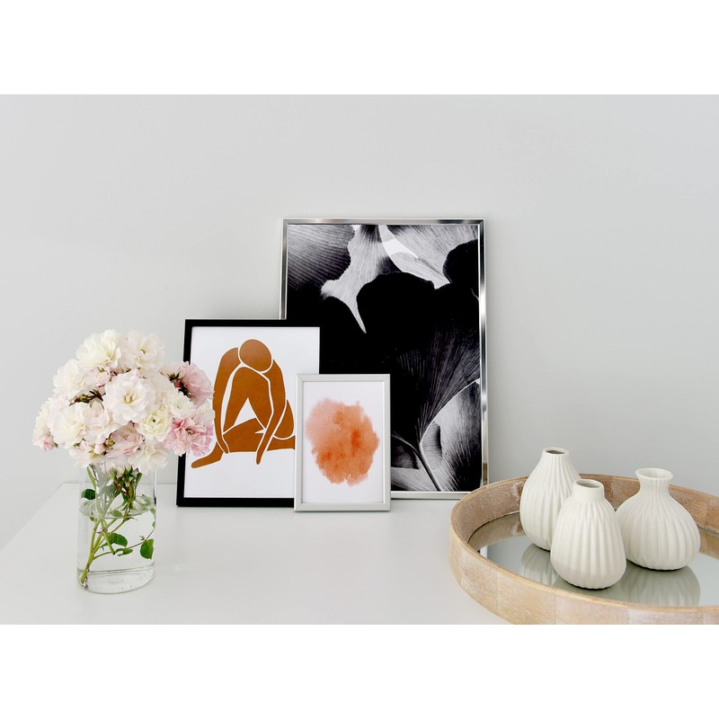 DEHA Design aluminium picture frame Boston, 21x29,7 cm (A4), Contrast