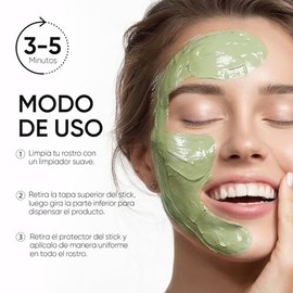 SKINTIFIC Mascarilla Facial en Barra de Mugwort para Limpieza Profunda, Stick de Arcilla Purificante con Mugwort para Puntos Negros, Skin Care Coreano para Control de Grasa y Piel Sensible, 40g