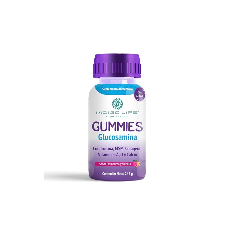 Gomitas Glucosamina, MSM, Colageno, Vitaminas A, D y Calcio 242