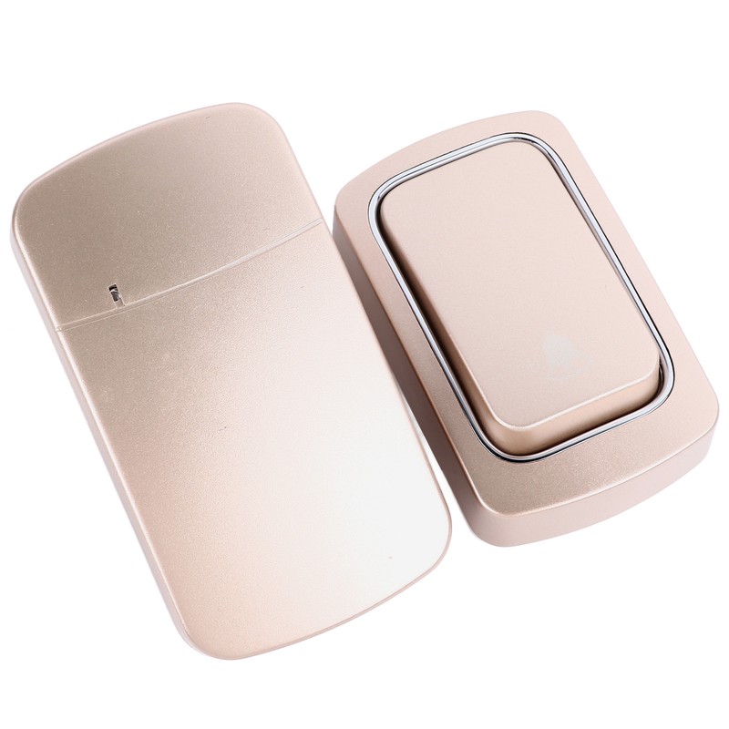 Wireless Doorbell Battery Free Self Generating Waterproof Mini Doorbell AC