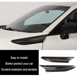 KELEIMAI Car Accessories Fit for Toyota 86 and for Subaru BRZ GT86 Scion FR-S 2012-2020 Side Fender Stickers Decorative Air Vent Flow Intake Hole Grille Spoiler ( Carbon Fiber Style ) ABS 2 PCS