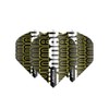 WINMAU Mega Standard Logo Black & Yellow Dart Flights -
