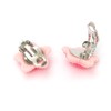 Idin Clip-on Earrings - Pink polka dot star clip-on earrings