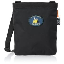 Snoopy 0361 Sacoche Shoulder Bag, 2-Way Mini, Small, Smartphone Pouch, Smartphone Shoulder Bag, Environmentally Friendly R-PET Fabric, Commuting to Work, Travel, Women's, Men's, Adults, Students,