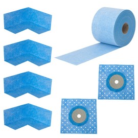 Sealing Set PVL Sealing Tape Inner Corners Wall Sleeves Sealing Wall for and Floor