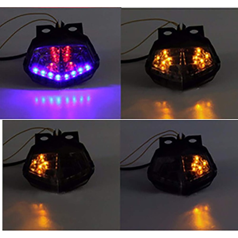 Motorcycle LED Rear Tail Light for Kawasaki Ninja250 Ninja250R 2008-2012
