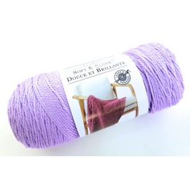 Soft & Shiny Solid Yarn by Loops & Threads - 1 Skein - 6 Ounce - 311 Yards - Orchid