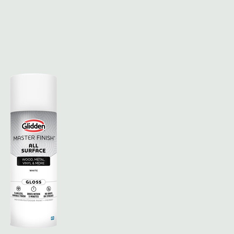 Glidden Master Finish 12 oz. Gloss White Interior/Exterior All Surface