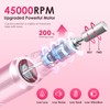 HELIVIVE Professional Electric Nail Drill 45000RPM (Portable & Rechargeable) (with