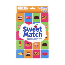rokt&razo Sweet Match, A Delicious Memory Matching Card Game for Kids & Seniors, Easy & Fun, Blank Cards to Customize Truth or Dare, Boys and Girls Ages 4+, School, Travel, Stocking Stuffers