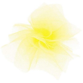 Offray Tulle Craft Ribbon, 6-Inch by 25-Yard Spool, New Yellow