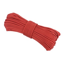 Rebower 550 Paracord Rope 31m, 4mm Thin Paracord Nylon Cord 7-Strand Core [for Tent Camping Outdoor Gear] - Red