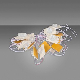 Mextronic LED Module Set: 20x 3 LED Power Module SL03 2.5 W 6500 K 12 V IP65