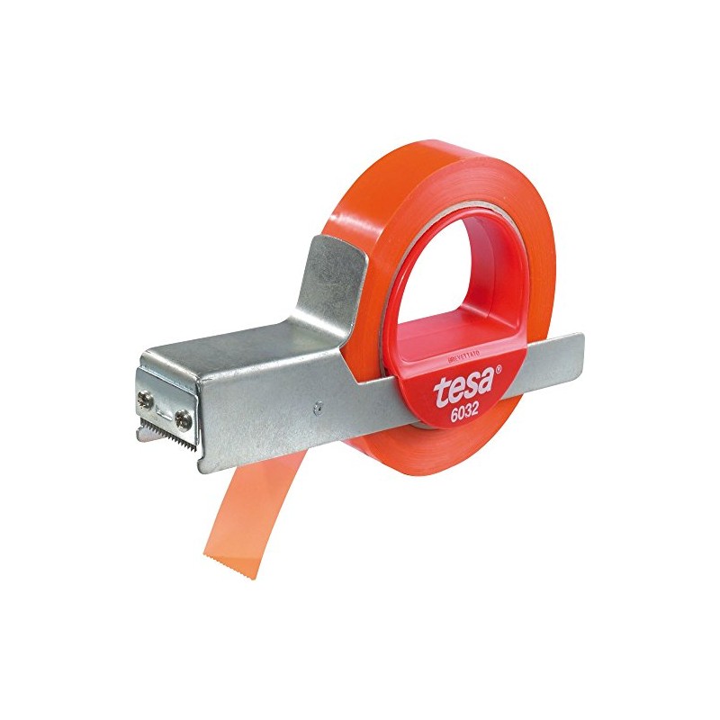 Tesa Handabroller for Strapping and Filament Tape, Silver