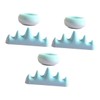 SAFIGLE 1Set Nail Brush Wash Cup with Nail Holders Durable