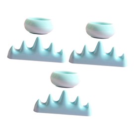 SAFIGLE 1Set Nail Brush Wash Cup with Nail Holders Durable Manicure for Nail Art Supplies Practical Design for Easy Use for Home Salon Use