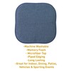 Sweet Home Collection Chair Cushion Memory Foam Pads Honeycomb Pattern