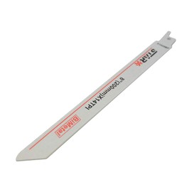 Reciprocating Saws Blades MASO Sabre Saw Combo Wood Metal & Demolition Blades fits Bosch, Dewalt, Makita,S1025BF 200mm Long High Carbon Steel HCS 5 PCS Pack