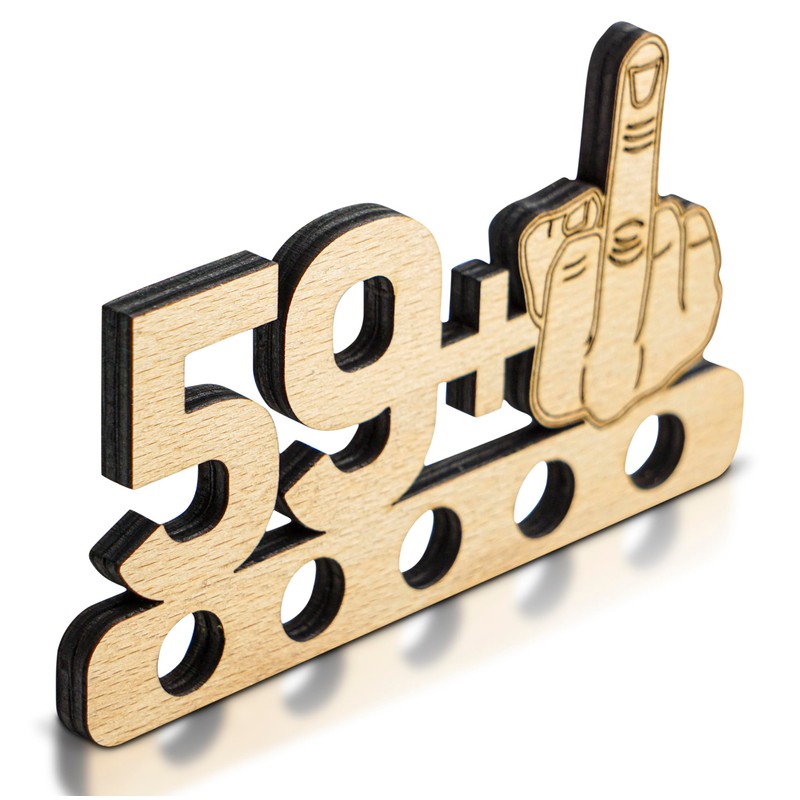 Munera Design - Funny 60th Birthday Money Gift Wooden