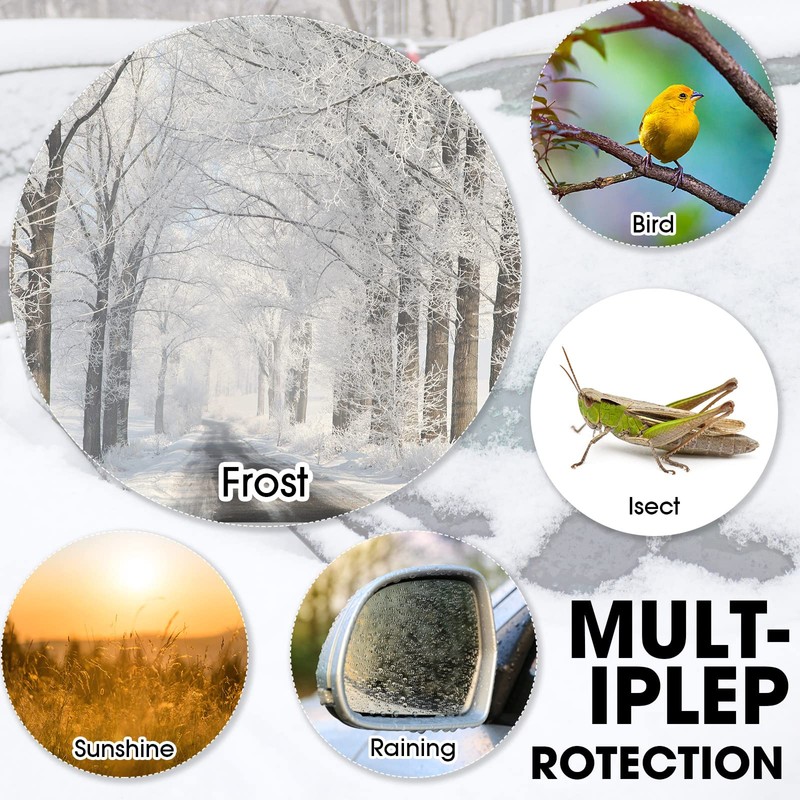 Frienda 6 Fundas Impermeables para Espejo Lateral, Cubierta de protección